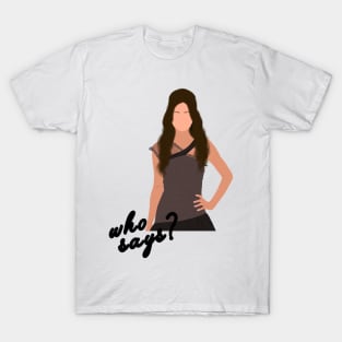 Sel in Black Dress Outfit Fan Art T-Shirt